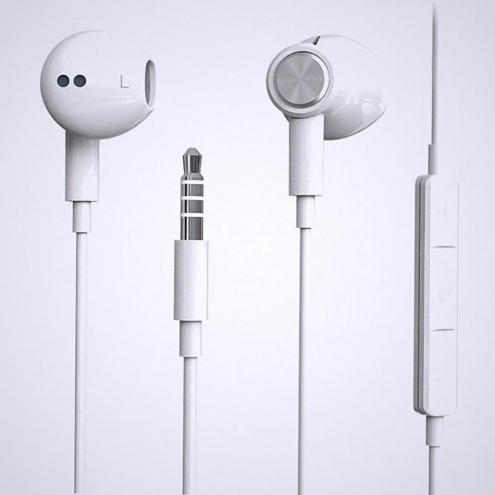 In-Ear-Kopfhörer Kabelheadset Mikrofon Bass Rauschunterdrückung kompatibel iP...