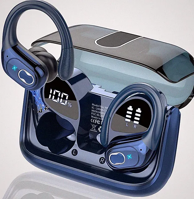 In Ear Kopfhörer Kabellos Bluetooth 5.4 Hi-Fi Stereo IP7 Wasserdicht Blau 75