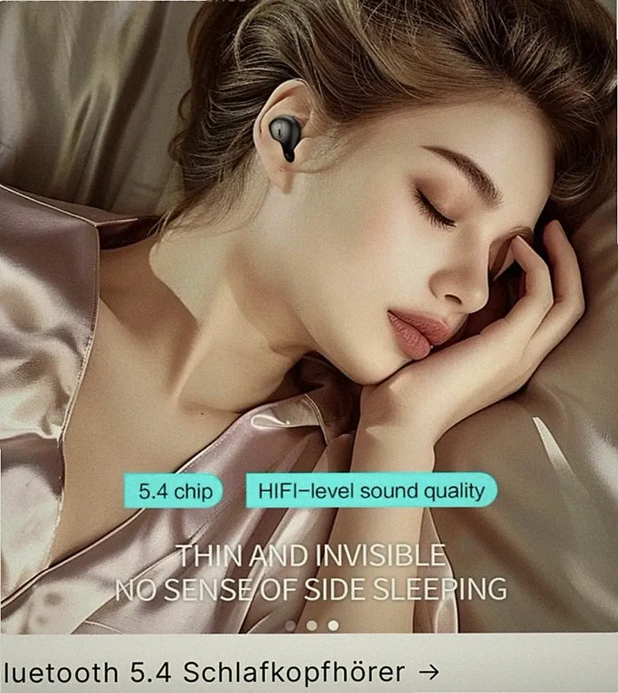 In Ear Kopfhörer Kabellos Bluetooth Mikrofon Noise Cancelling Wasserdicht