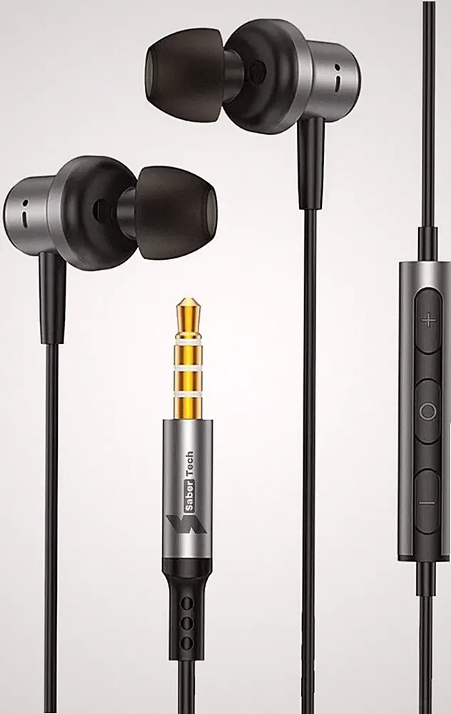 In-Ear-Kopfhörer Kunststoff 3,5mm Geräuschisolierung Laptop Musik Komfort Gün...