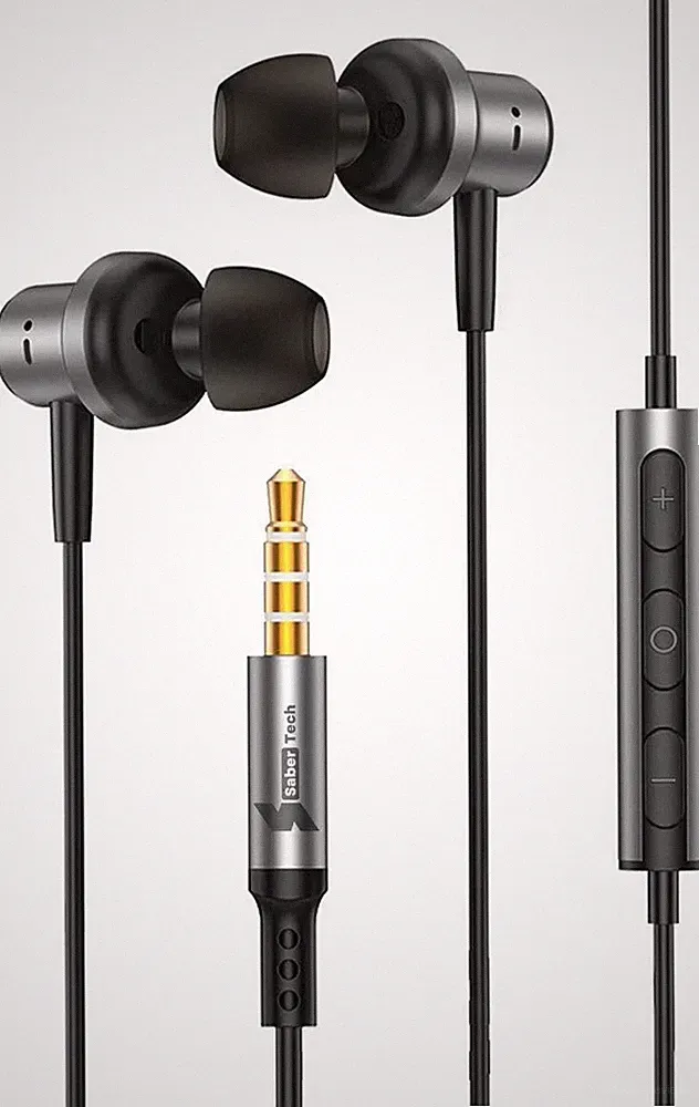 In-Ear-Kopfhörer Kunststoff 3,5mm Klinke Geräuschisolierung Musik Handy Laptop
