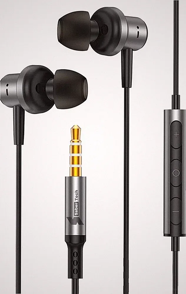 In-Ear-Kopfhörer Kunststoff 3,5mm Mikrofon Geräuschisolierung Laptop Musik Sc...
