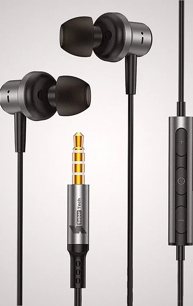In-Ear-Kopfhörer Kunststoff 3,5mm Rauschunterdrückung Musik Laptop Robust