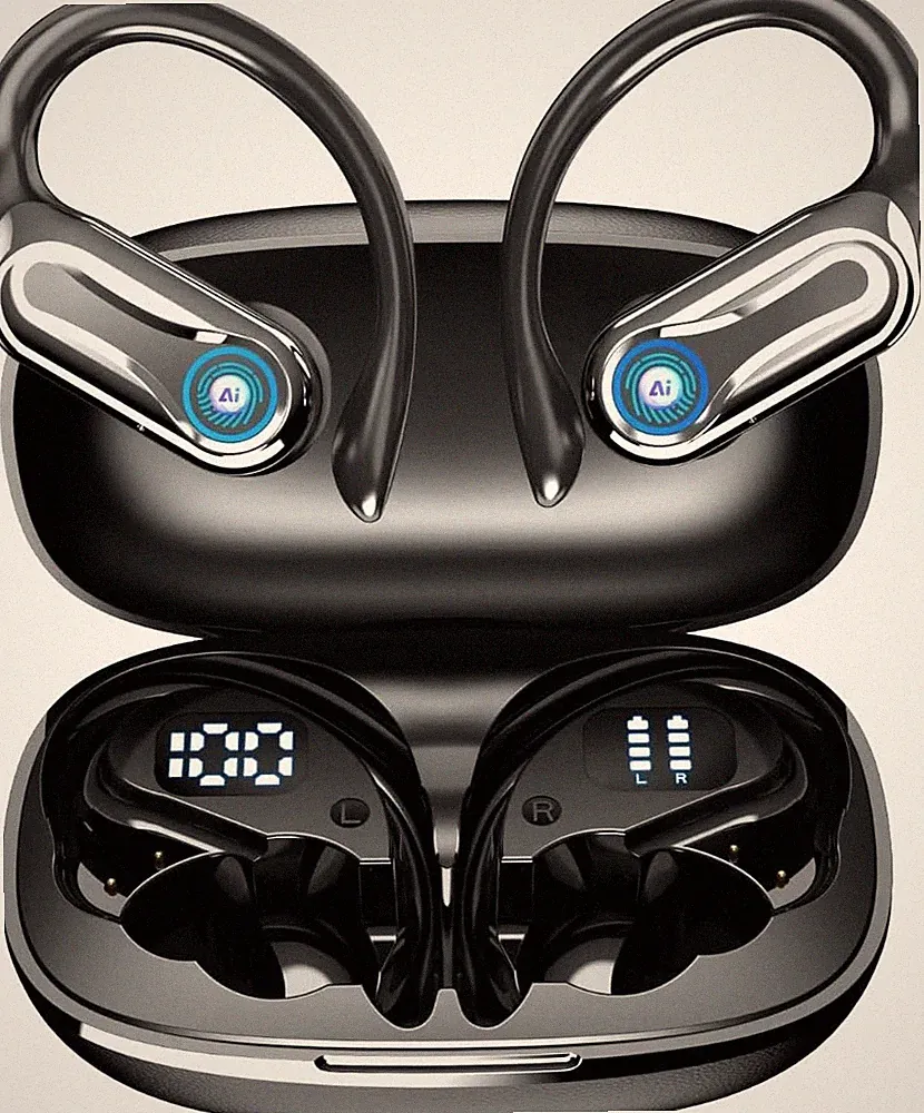 In-Ear-Kopfhörer mit AI-Übersetzung 198 Sprachen 80 Std Akku Bluetooth 6.1 Open