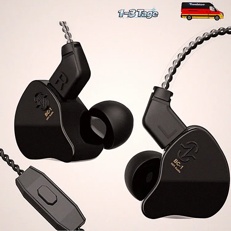 In-Ear-Kopfhörer mit Hybrid-Technik, Kabelgebunden, Gaming, 1DD