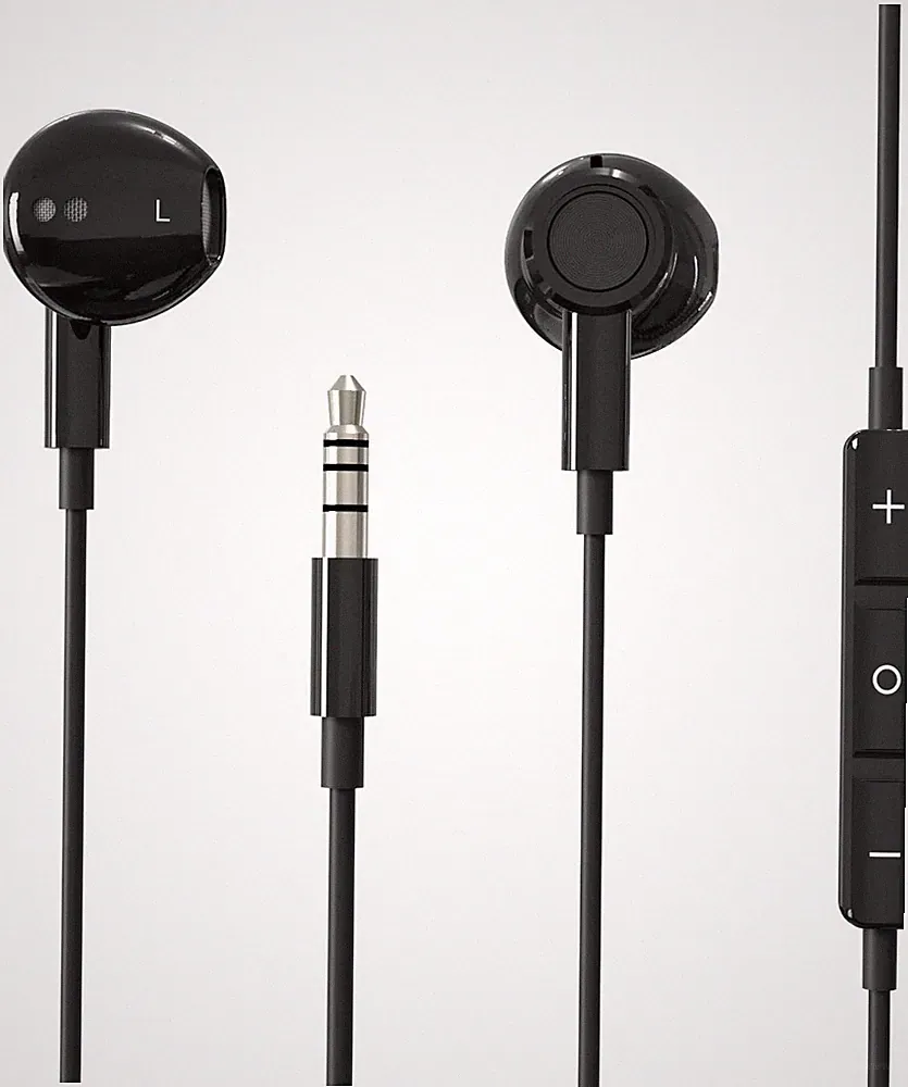 In-Ear-Kopfhörer mit Kabel, extra Bass, geräuschisolierend, mit Mikrofon, für...