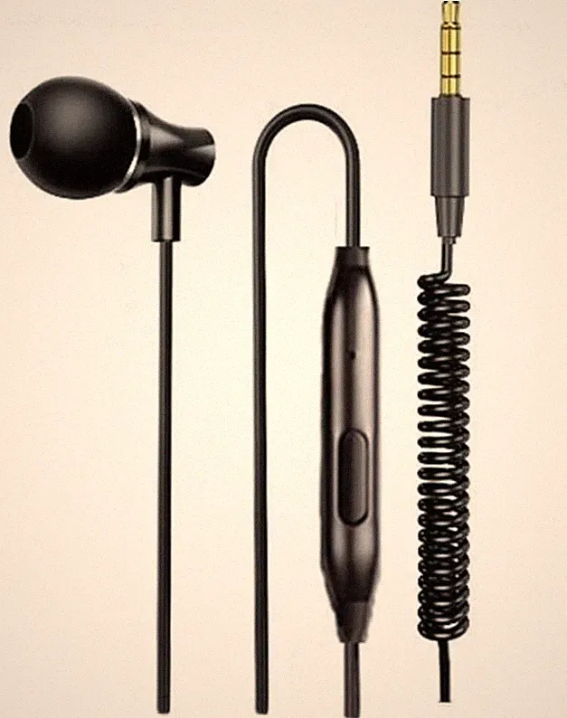 In-Ear Kopfhörer mit Mikrofon 3,5mm Metall Geräuschisolierend Einzelner Ohrhörer
