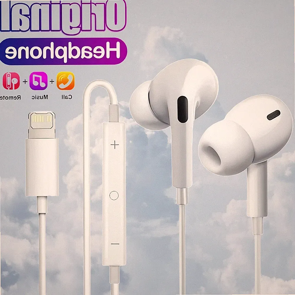 In-Ear Kopfhörer mit Mikrofon für iPhone/iPad XR X 11 12 13 14 Pro Max Mini