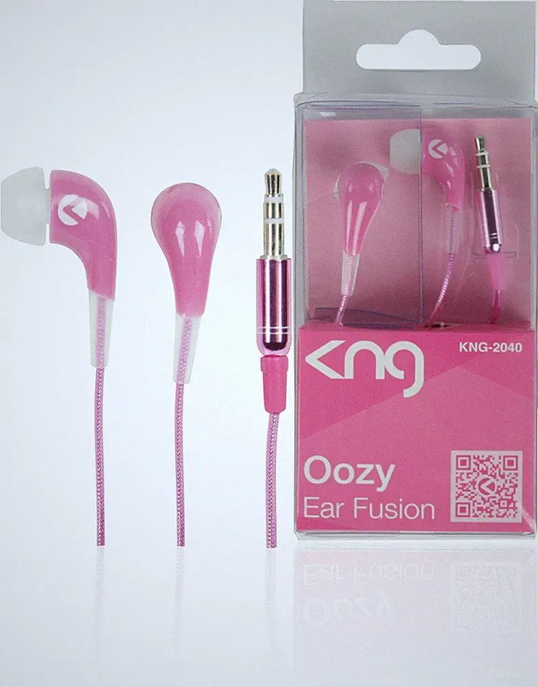 In Ear Kopfhörer - Ohrstecker / Oozy - Ear Fusion Pink / 102 dB / 3,5 mm Klinke