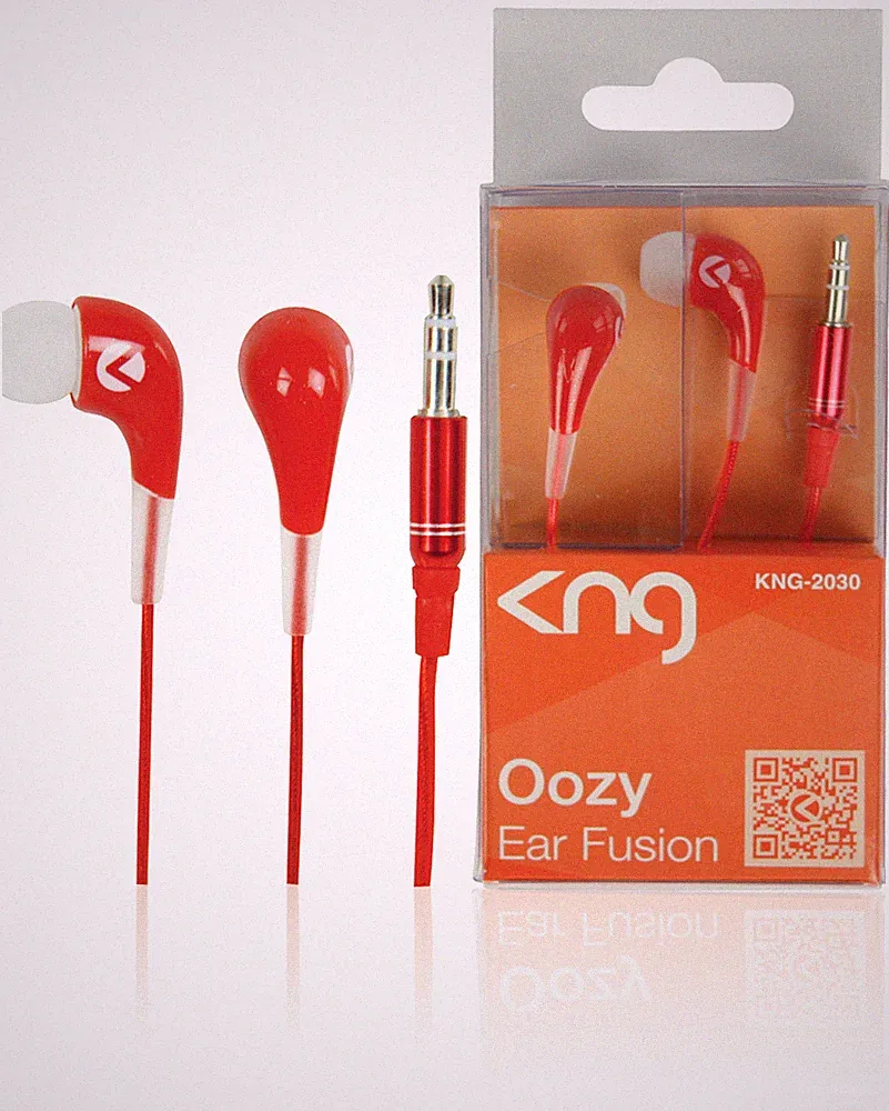 In Ear Kopfhörer - Ohrstecker / Oozy - Ear Fusion Rot / 102 dB / 3,5 mm Klinke