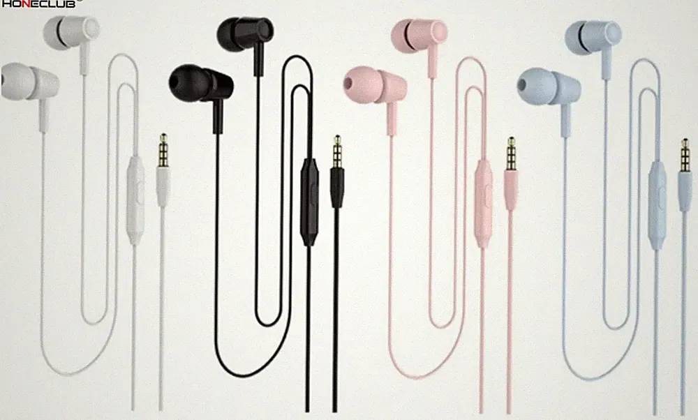 In-Ear Kopfhörer Ohrstöpsel mit Mikrofon Headset Huawei Samsung Extra Bass (01