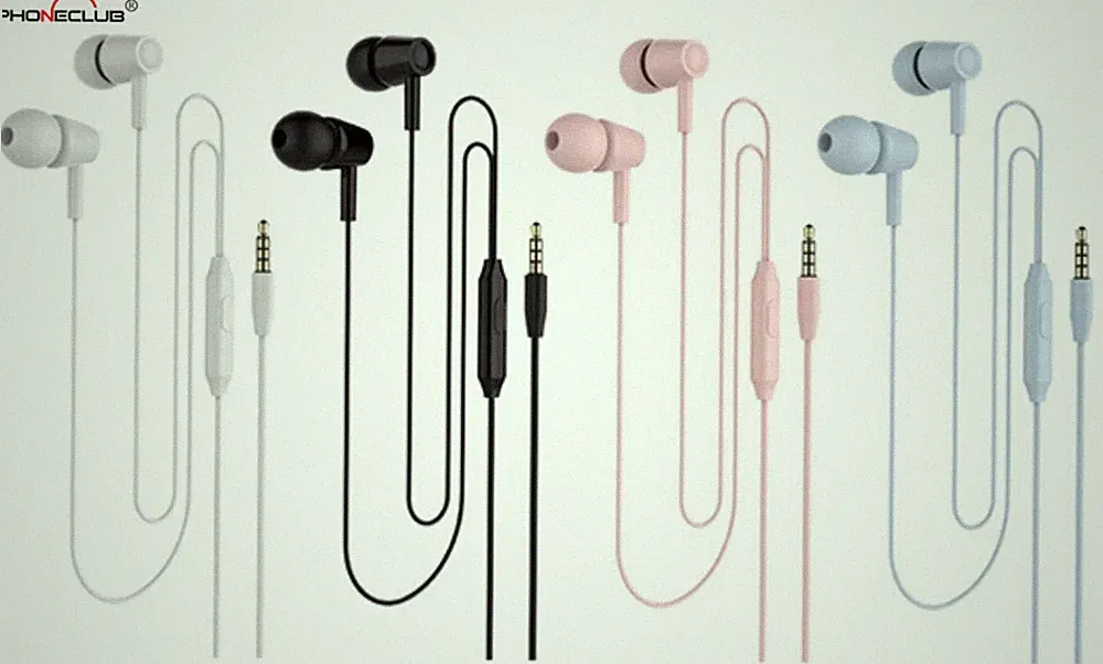 In-Ear Kopfhörer Ohrstöpsel mit Mikrofon Headset Huawei Samsung HTC Klang (S-01)