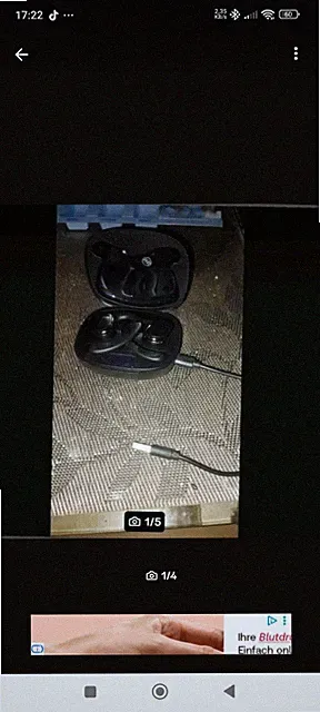 In-Ear-Kopfhörer Schwarz Bluetooth für Sport und Freizeit