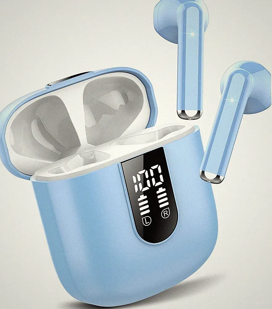 In Ear Kopfhörer Silikon 30h Akku Noise Cancelling Sport Musik kabellos leicht