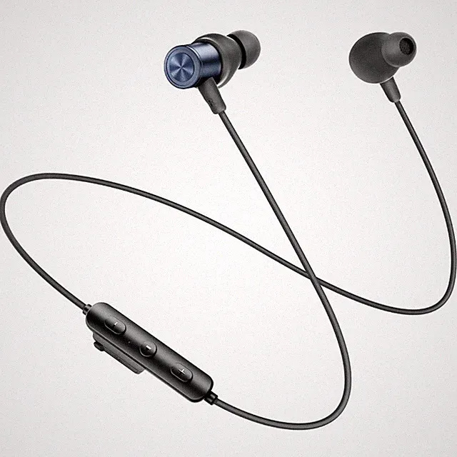 In Ear Kopfhörer Sport Bluetooth 6 0 20 Stunden Akkulaufzeit Schwarz Nackenbügel
