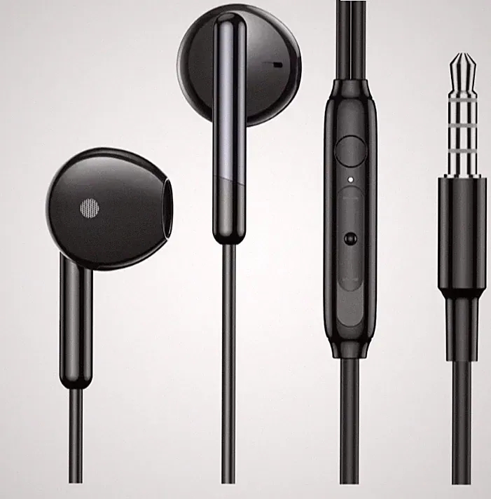 In-Ear Kopfhörer TOPK 3,5mm Jack Headset Klinke Universal Kopfhörer mit Mikrofon
