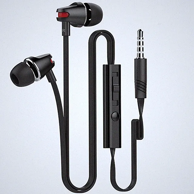 In-Ear Megabass Kopfhörer JV23 Schwarz Stereo Headset für Samsung Xiaomi LG HTC