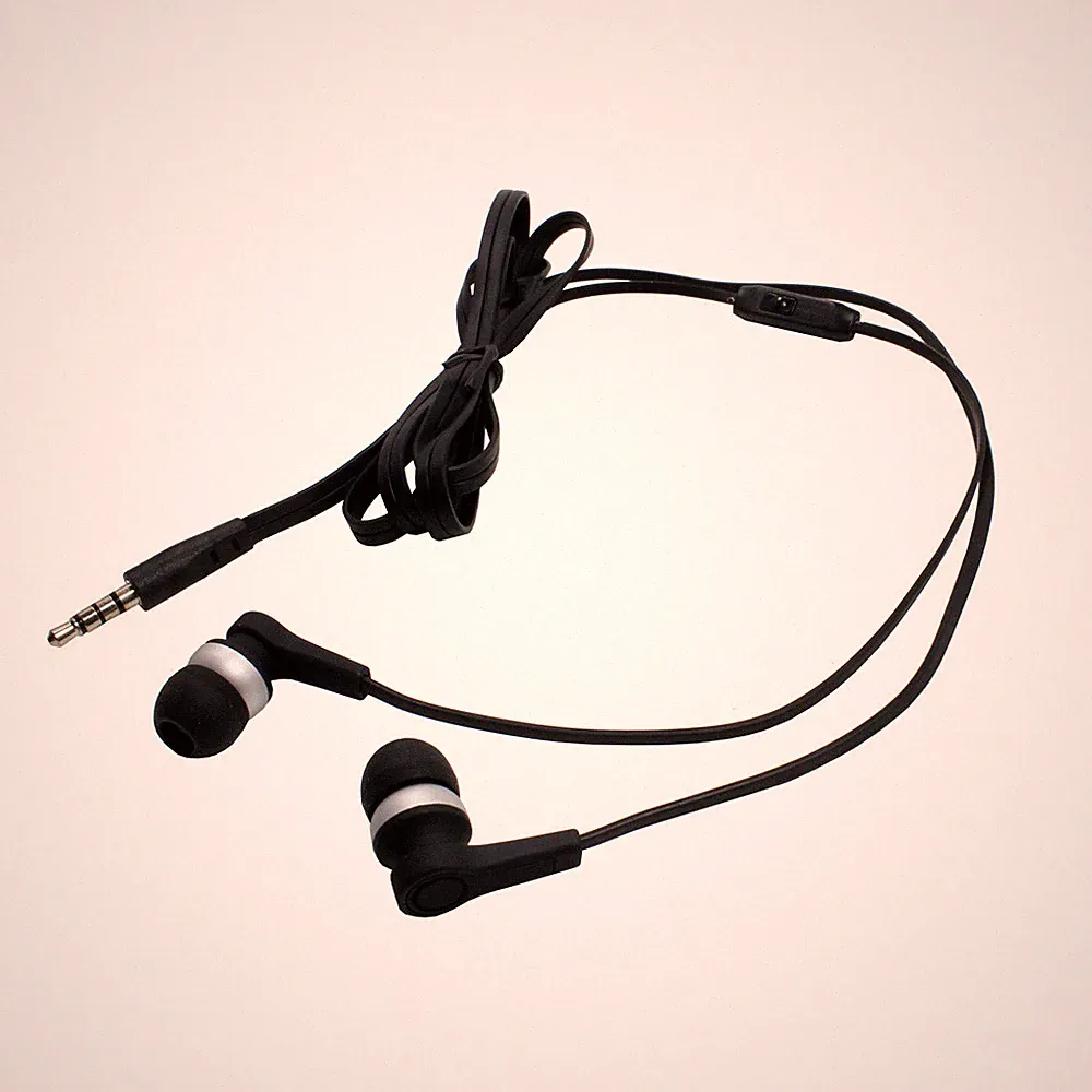 In-Ear Stereo Headset Kopfhörer schwarz für Samsung Galaxy View (18.4, Wi-Fi)