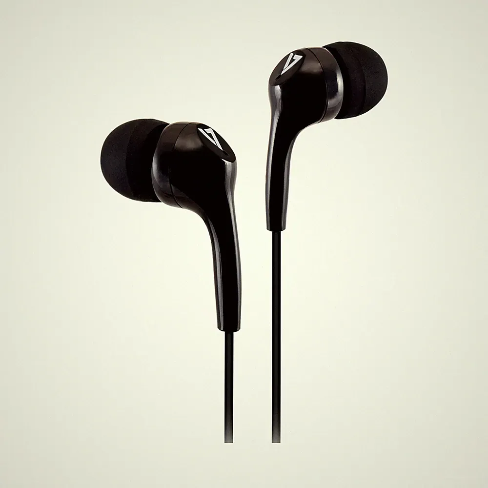 in-Ear Stereo Kopfhörer mit Kabel 3,5mm mit Geräuschunterdrückung Schwarz