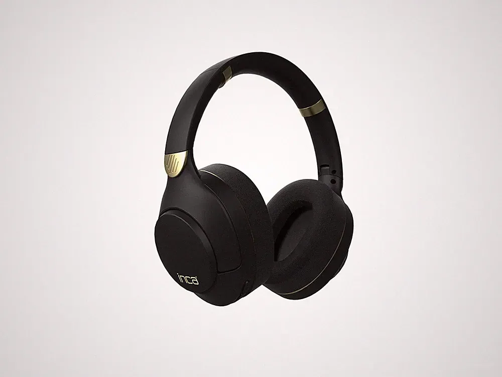 Inca IBK-503S Bluetooth Over-Ear Kopfhörer, Schwarz