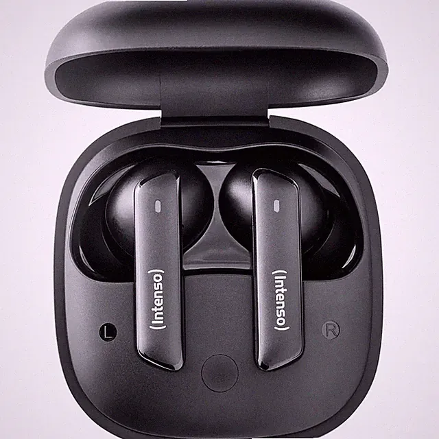 Intenso Buds Pro T500HAE schwarz In Ear Kopfhörer Bluetooth® Schwarz Noise