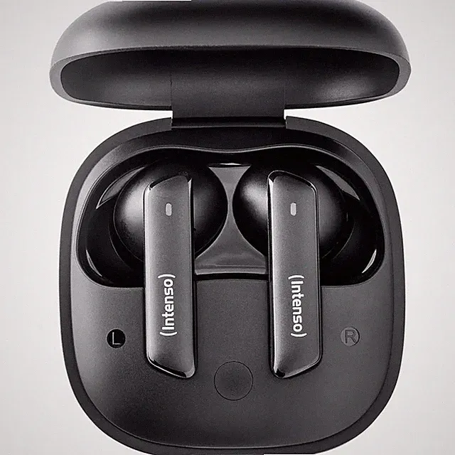 Intenso Buds Pro T500HAE schwarz In Ear Kopfhörer Bluetooth® Schwarz Noise