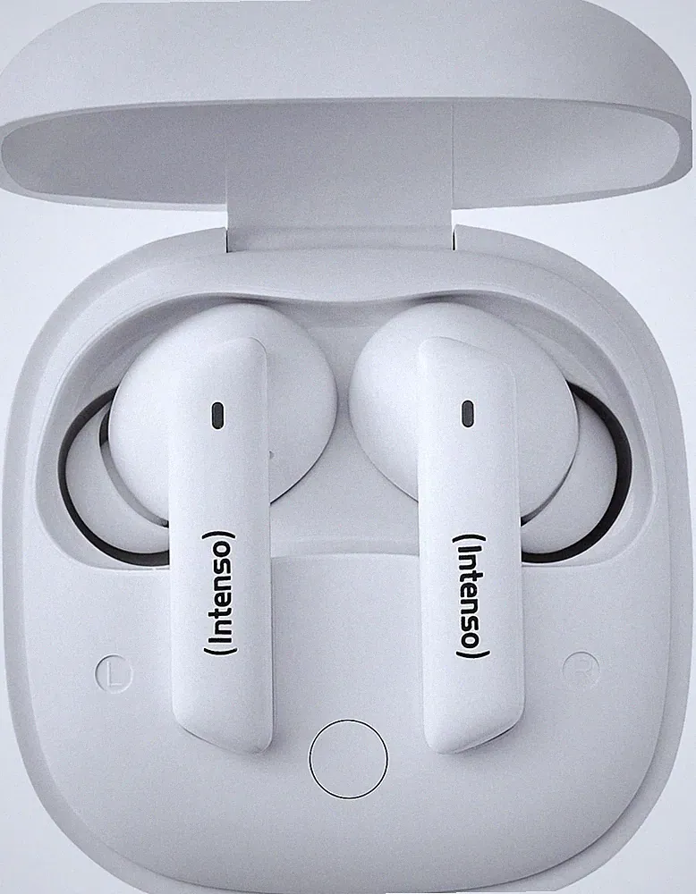 Intenso BUDS PRO TWS In-Ear Kopfhörer Weiß Bluetooth True Wireless mit Ladebox