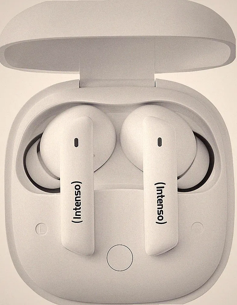 Intenso BUDS PRO TWS In-Ear Kopfhörer Weiß Bluetooth True Wireless mit Ladebox