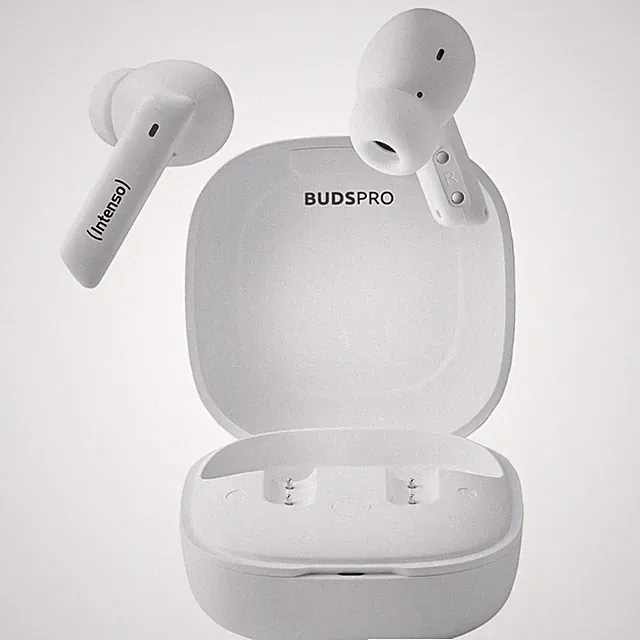 Intenso Buds Pro TWS True Wireless Headphones T512HAE with Hybrid ANC, ENC, Blue