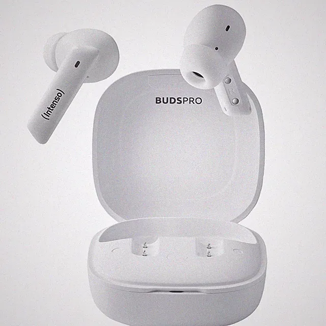 Intenso Buds Pro TWS True Wireless Headphones T512HAE with Hybrid ANC, ENC, Blue