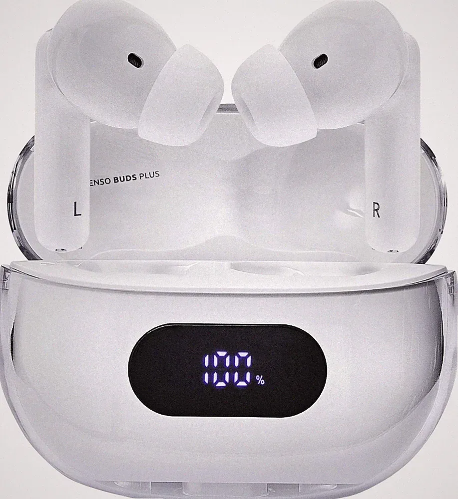 Intenso Wireless Kopfhörer 1458 In Ear Ladebox Touchsteuerung weiß