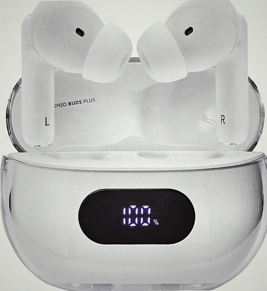 Intenso Wireless Kopfhörer 1458 In Ear Ladebox Touchsteuerung weiß