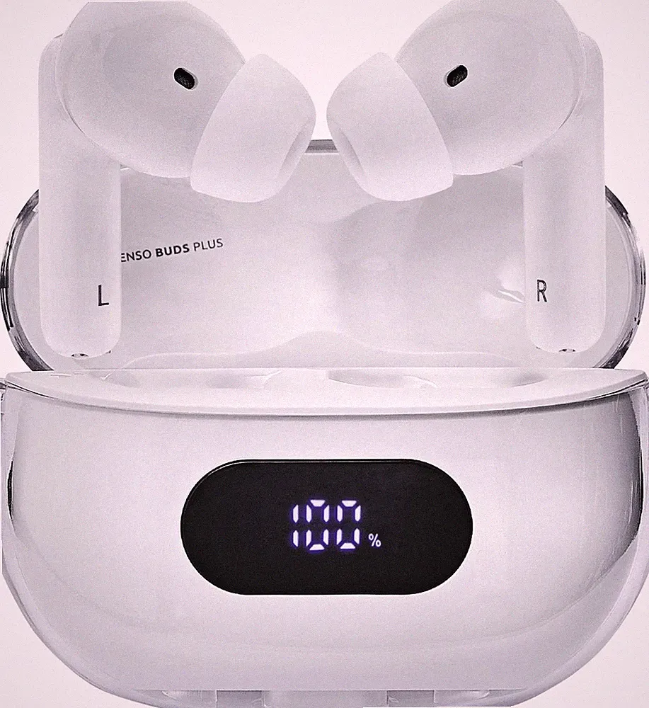 Intenso Wireless Kopfhörer 1458 In Ear Ladebox Touchsteuerung weiß