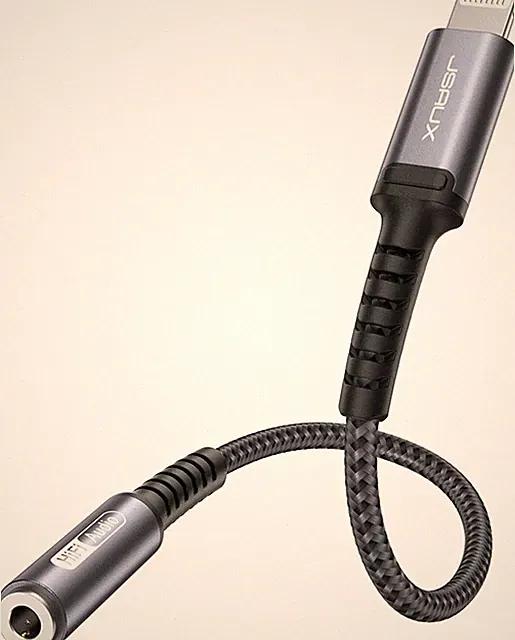 iPhone auf 3.5mm Klinke Adapter - MFi-zertifiziert, Hi-Fi Klang, Plug