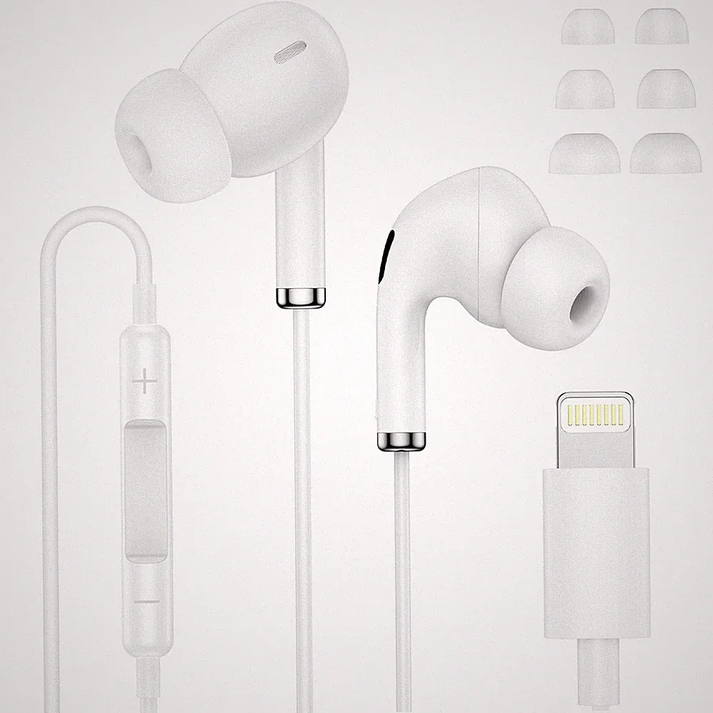iPhone Kopfhörer mit Kabel, In Ear Kabelkopfhörer für iPhone 14 Pro Max