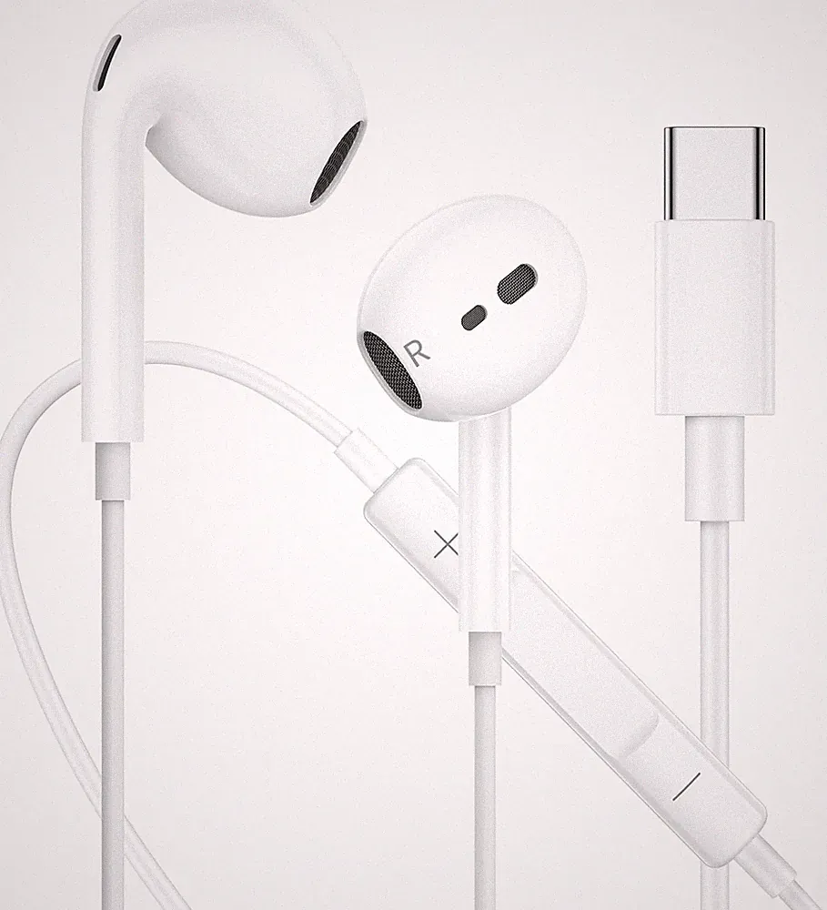 Iphone17 16 15 Kopfhörer Mit Kabel, USB C Kabelkopfhörer Für Iphone 15 16 17 Plu