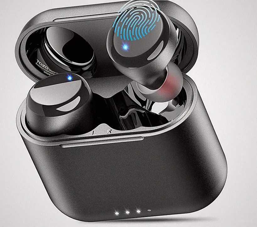 IPX8 Wasserdicht Wireless In-Ear Bluetooth Kopfhörer ANC Wasserschutz schwarz