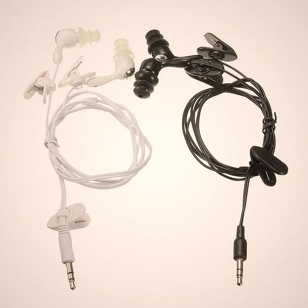 IPx8 Wasserdichter 3,5 mm Stereo Kopfhörer mit und Clip zum Schwimmen