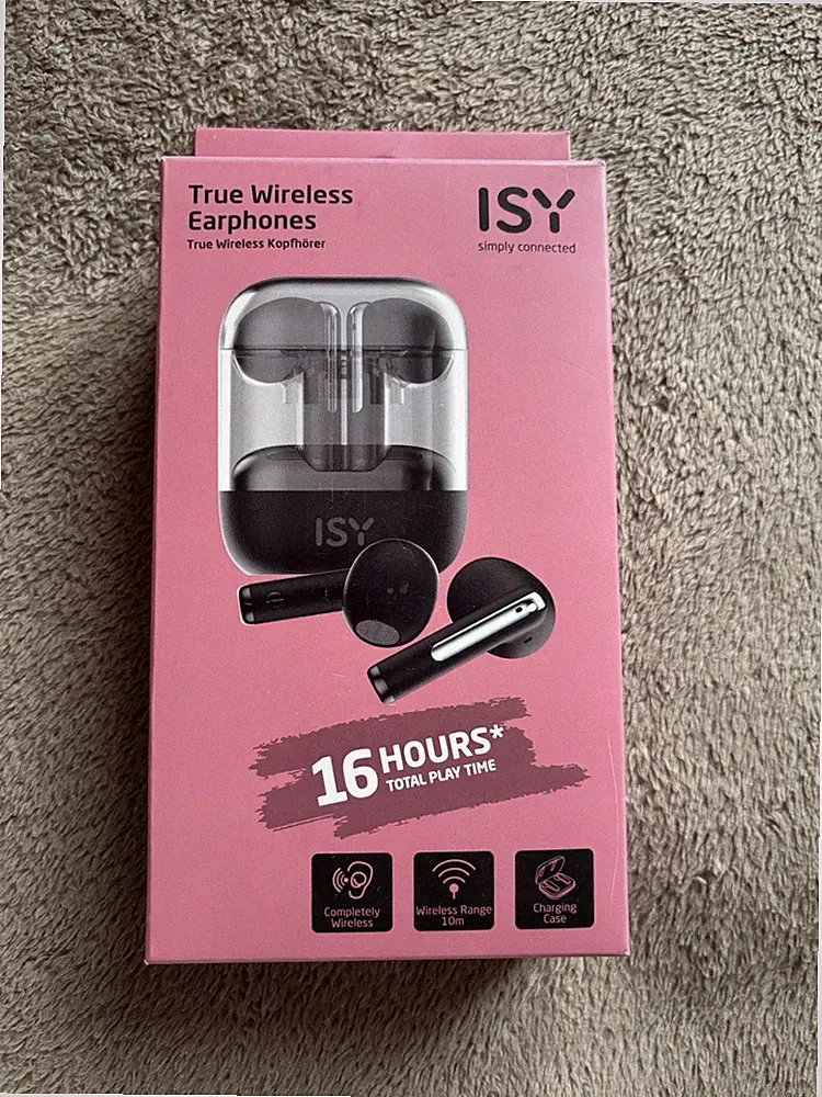 ISY True Wireless Kopfhörer ITW-7000-BK | Neu & OVP | Bluetooth | 16h Laufzeit