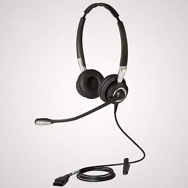 Jabra Biz 2400 II Duo Kopfhörer Ab Telefon Festnetz Mikrofon Löschung Noise _