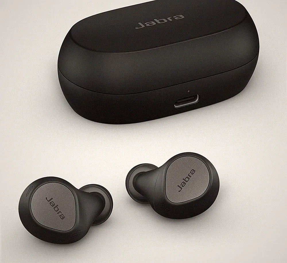 Jabra Elite 7 Pro True Wireless In-ear Bluetooth Kopfhörer Titan/Schwarz - ohne
