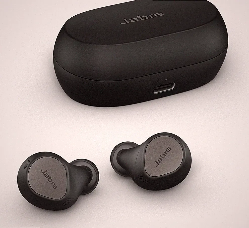 Jabra Elite 7 Pro True Wireless In-ear Bluetooth Kopfhörer Titan/Schwarz - ohne