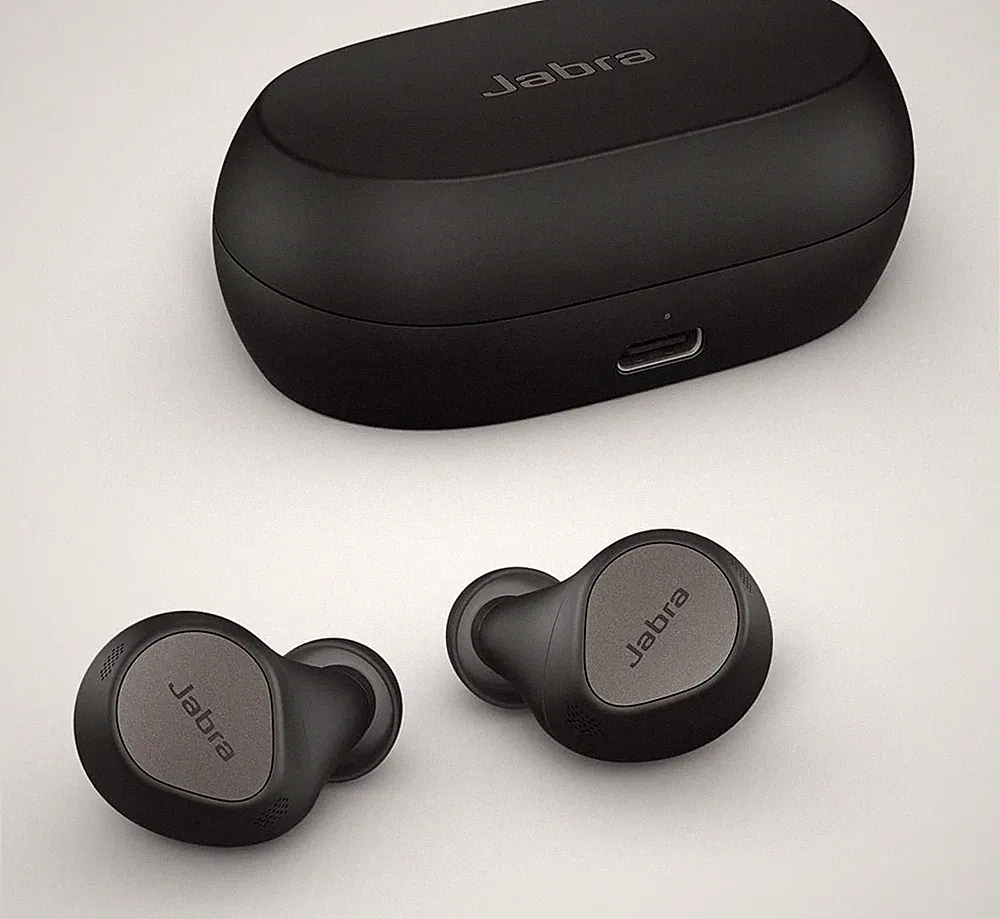 Jabra Elite 7 Pro True Wireless In-ear Bluetooth Kopfhörer Titan/Schwarz - ohne