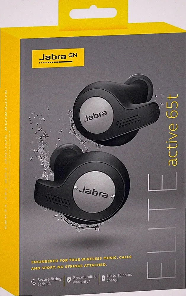 Jabra Elite Active 65t True Wireless In-ear Bluetooth Sportkopfhörer Titan/Schwa