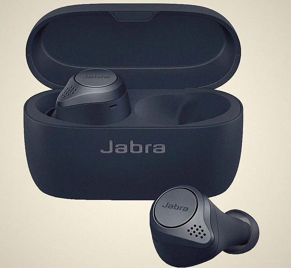Jabra Elite Active 75t True Wireless In-ear Bluetooth Sportkopfhörer Navy Blau