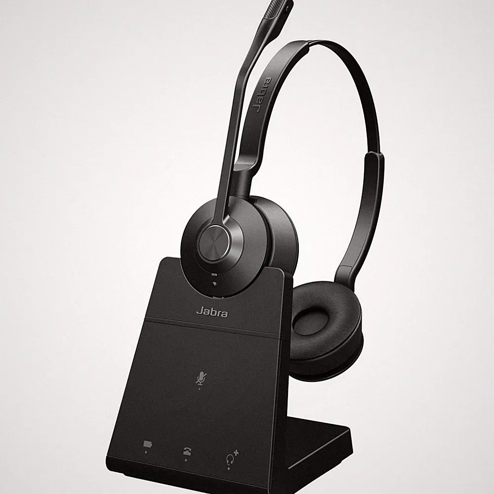Jabra Engage 45 SE Stereo Headset schwarz On-Ear Kopfhörer Kopfbügel Mikrofonarm