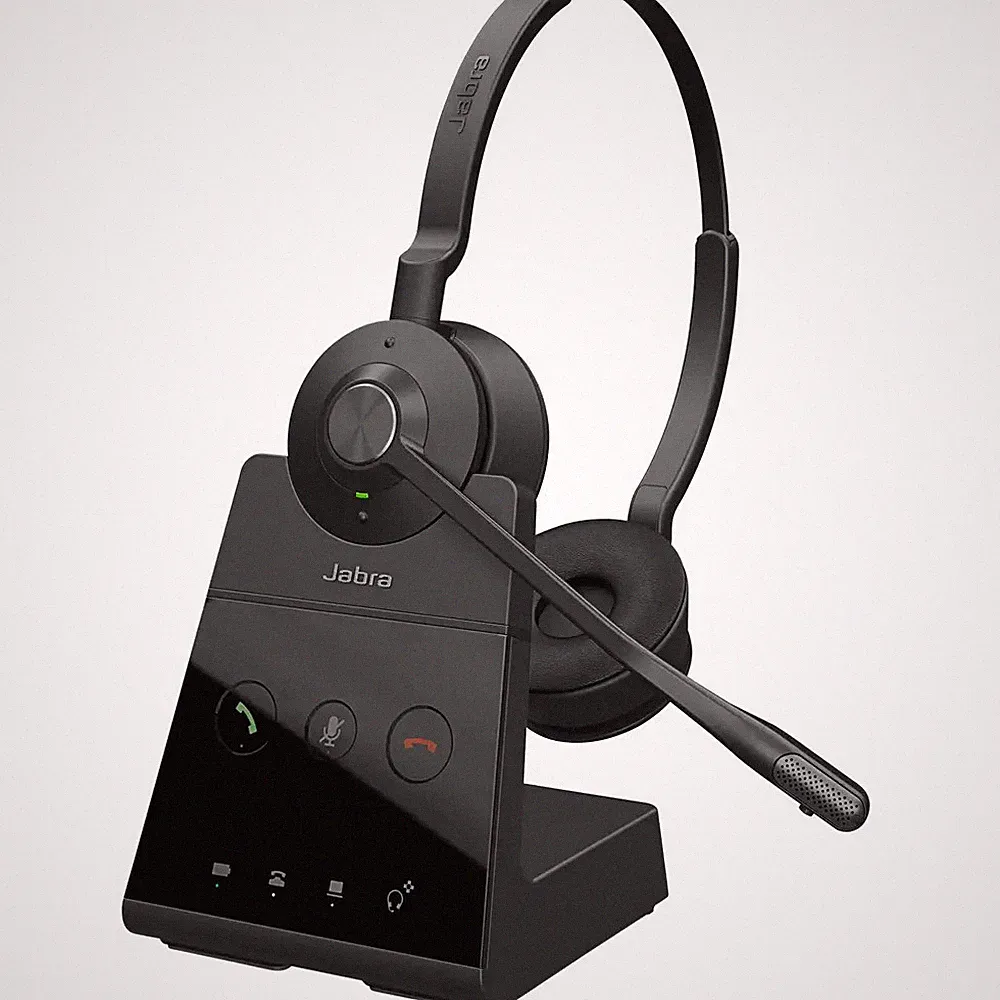 Jabra Engage 65 SE Stereo On Ear Headset DECT, kabelgebunden Stereo Schwarz