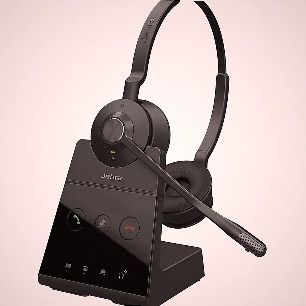 Jabra Engage 65 SE Stereo On Ear Headset DECT, kabelgebunden Stereo Schwarz