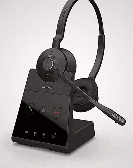 Jabra Engage 65 Stereo Headset On-Ear + Ladestation Schwarz