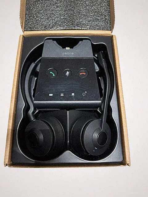 Jabra Engage 65 Stereo On-Ear Dect Headset mit Basisstation